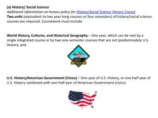 (a) History/ Social Science