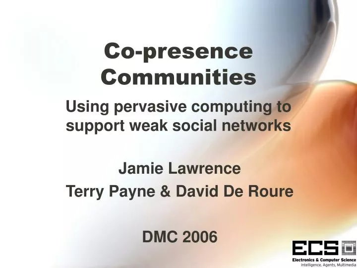co presence communities