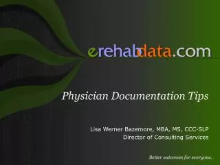 Physician Documentation Tips