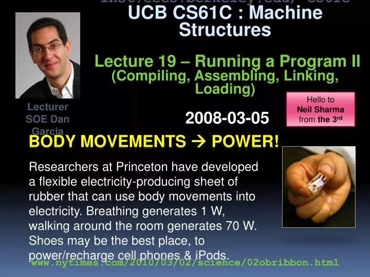 body movements power