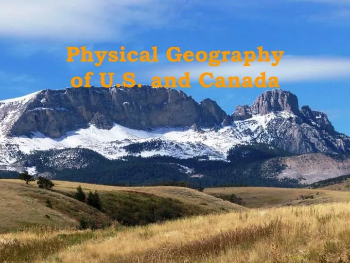 physical geography of u s and canada