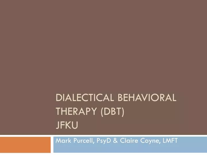 dialectical behavioral therapy dbt jfku