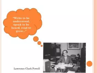 Lawrence Clark Powell