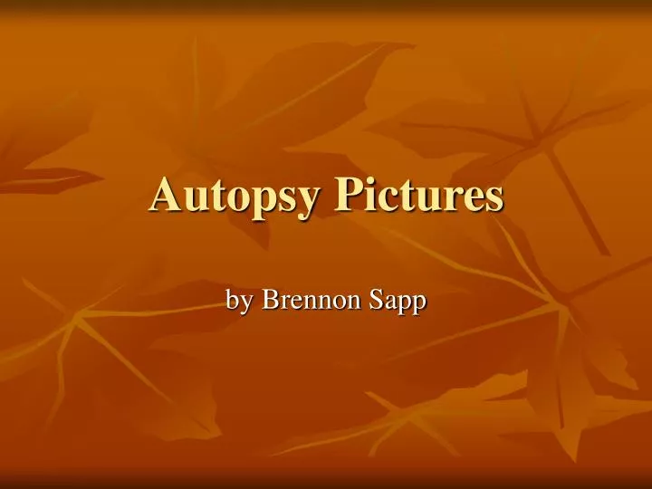 autopsy pictures