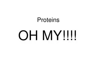 Proteins