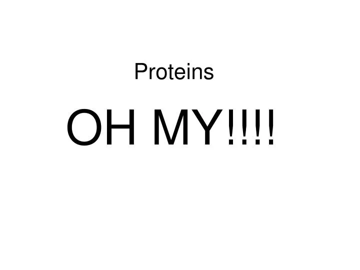 proteins