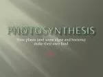 Photosynthesis - slide 1