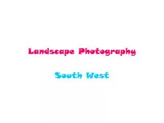 landscape photography