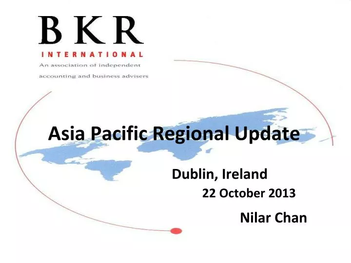 asia pacific regional update