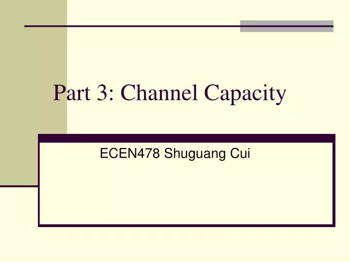 part 3 channel capacity
