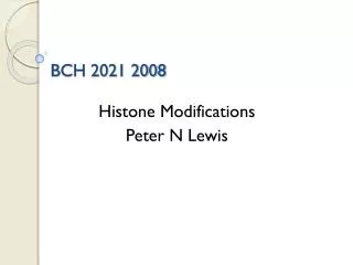BCH 2021 2008