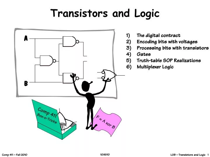 transistors and logic