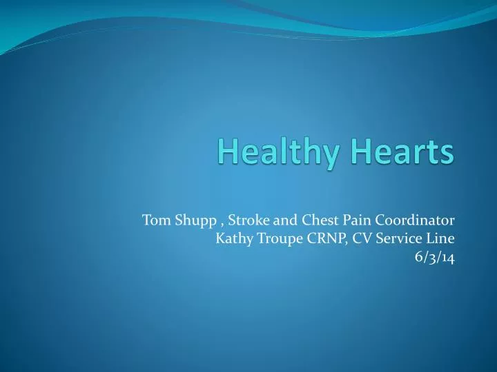 healthy hearts