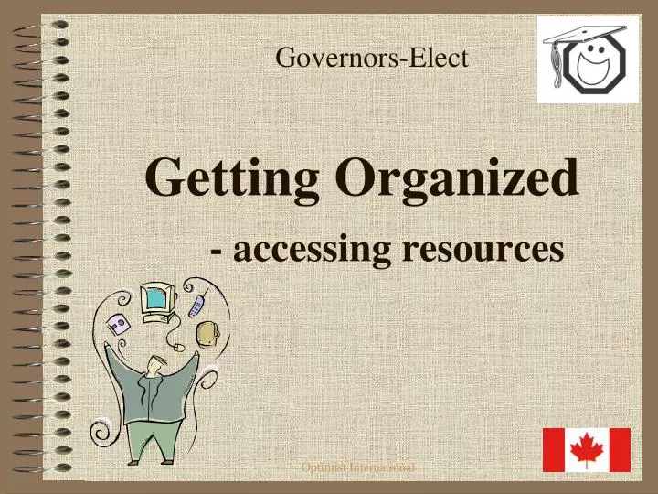 governors elect getting organized accessing resources