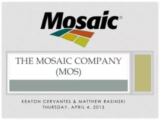 The Mosaic Company (MOS)