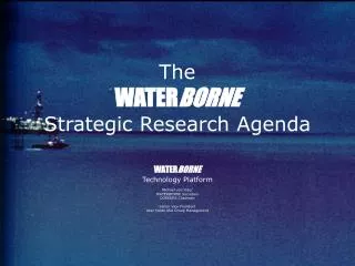 The WATER BORNE Strategic Research Agenda