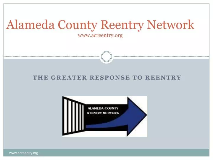 alameda county reentry network www acreentry org