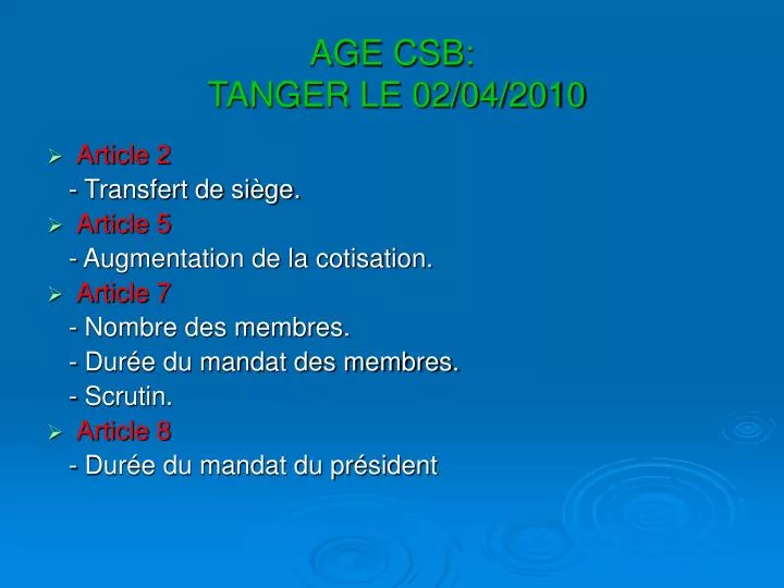 age csb tanger le 02 04 2010