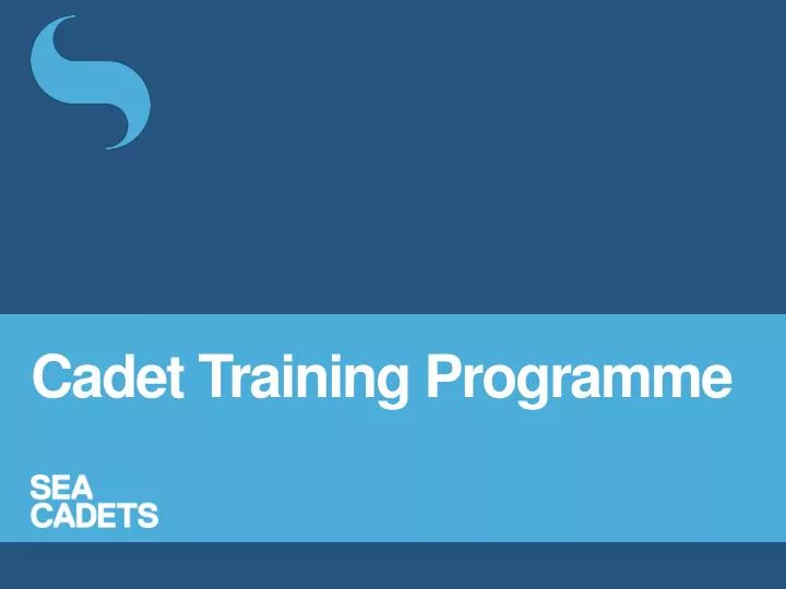 cadet training programme