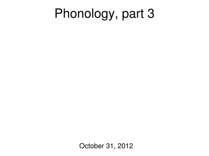 phonology part 3