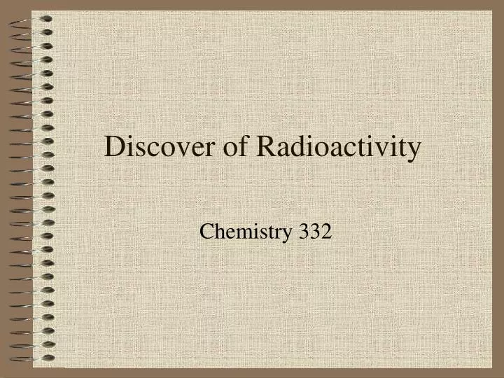 discover of radioactivity