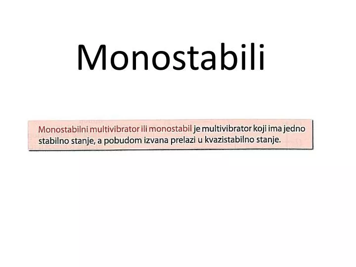 monostabili