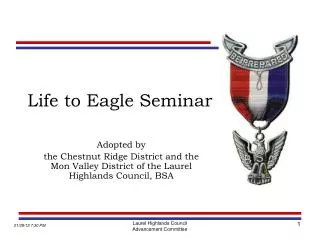 Life to Eagle Seminar