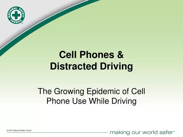 cell phones distracted driving