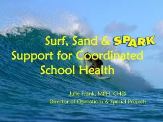 Surf, Sand &amp; Support for Coordinated School Health