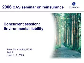 Concurrent session: Environmental liability