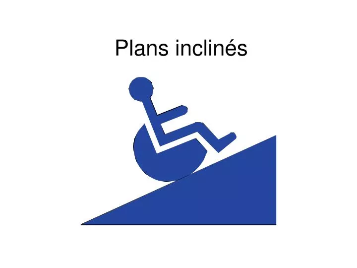 plans inclin s