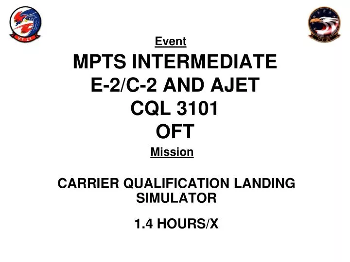 mpts intermediate e 2 c 2 and ajet cql 3101 oft