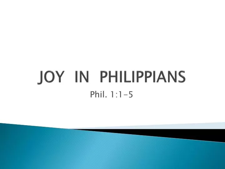 joy in philippians