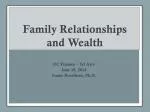 Family Relationships and Wealth - slide 1