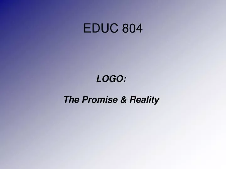 logo the promise reality