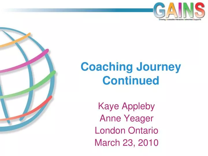 coaching journey continued