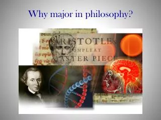 Why major in philosophy?