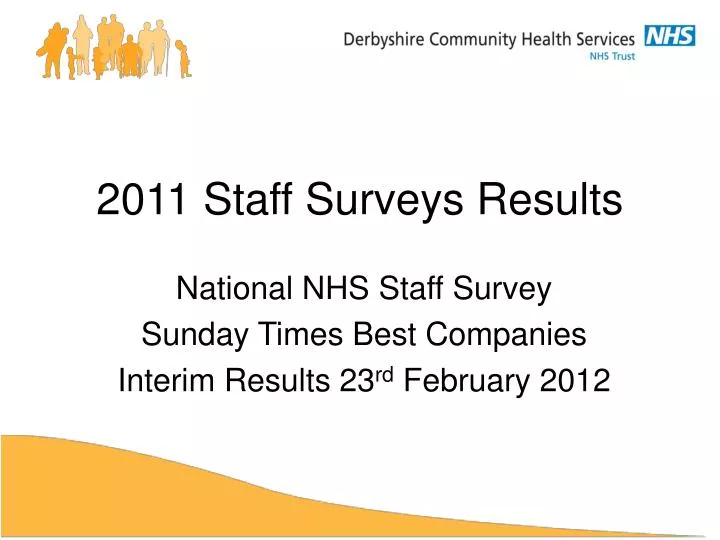2011 staff surveys results