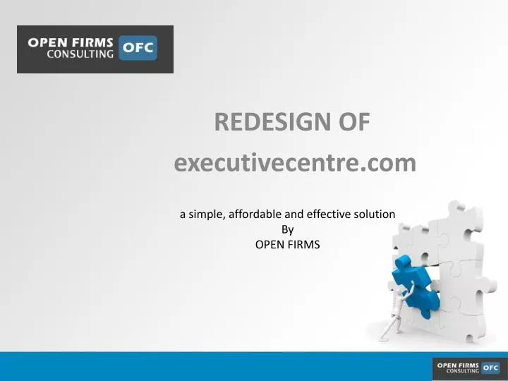 redesign of executivecentre com