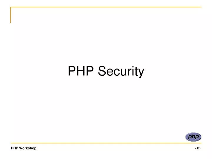 php security