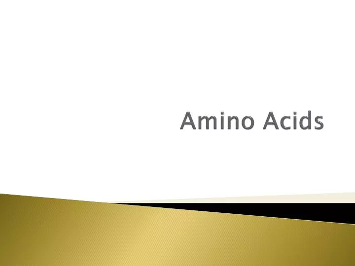 amino acids