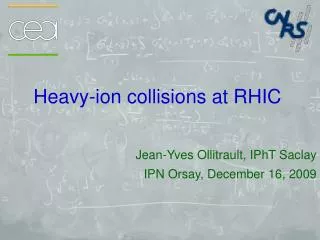 Heavy-ion collisions at RHIC