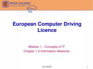 European Computer Driving Licence