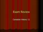 Exam Review - slide 1