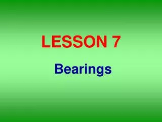 lesson 7