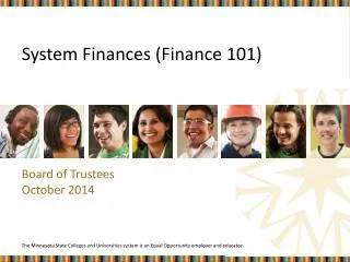 System Finances (Finance 101)