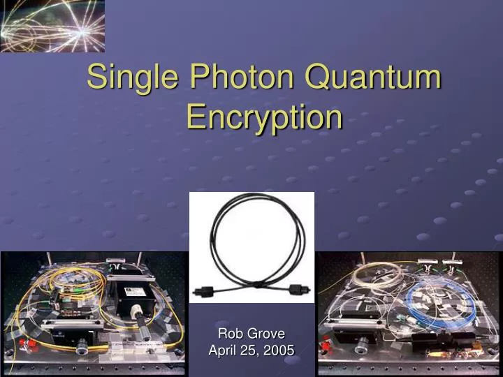 single photon quantum encryption