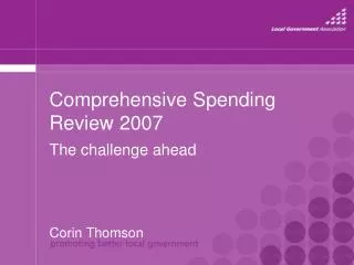 Comprehensive Spending Review 2007