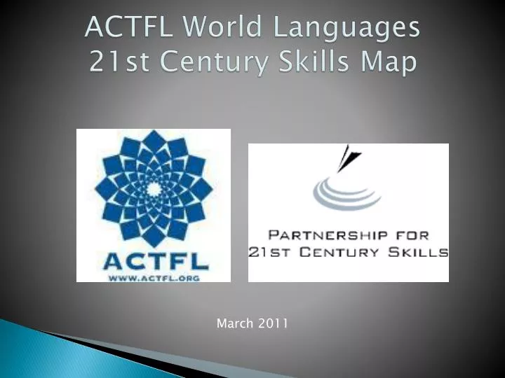 actfl world languages 21st century skills map