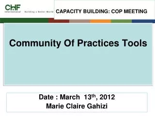 Community Of Practices Tools